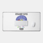 Intelligente Materie im anatomischen Gehirn Spaß Schreibtischunterlage (Tastatur & Maus)