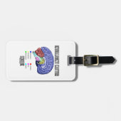 Intelligente Materie im Inneren (anatomischer Gehi Gepäckanhänger (Vorderseite horizontal)