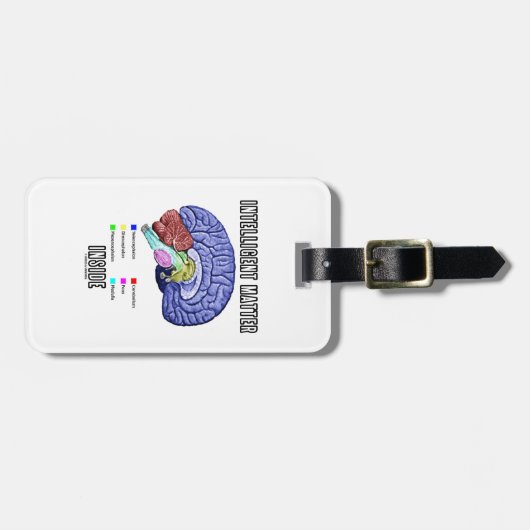 Intelligente Materie im Inneren (anatomischer Gehi Gepäckanhänger (Vorderseite horizontal)