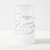 Intelligente matte Frostglas-Tasse Mattglas Bierglas (Mittel)