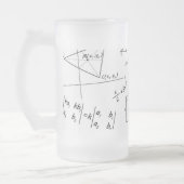 Intelligente matte Frostglas-Tasse Mattglas Bierglas (Links)