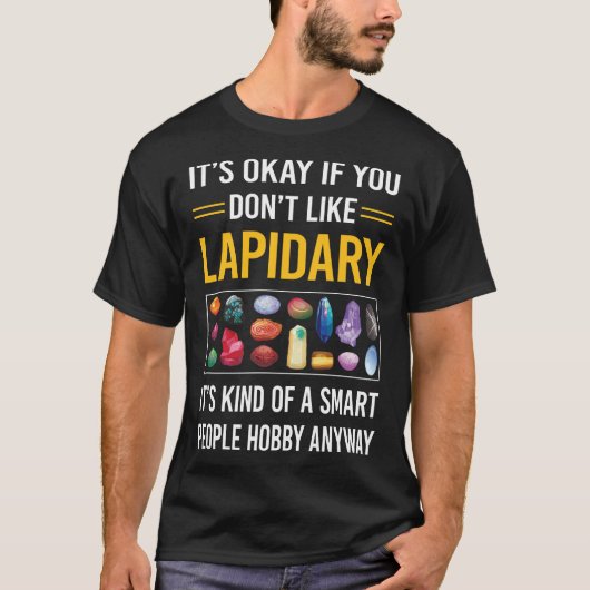 Intelligente Menschen Lapidarist T-Shirt (Vorderseite)