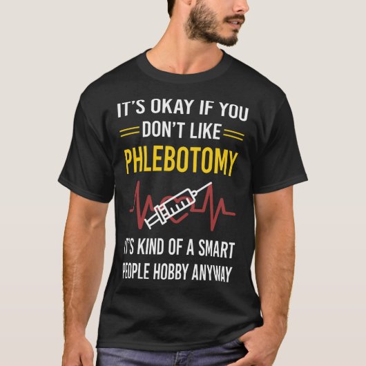 Intelligente Menschen Phlebotomie Phlebotomist T-Shirt (Vorderseite)