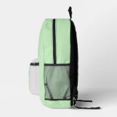 Intelligente Minze und graue personalisiert Bedruckter Rucksack (Rechts)