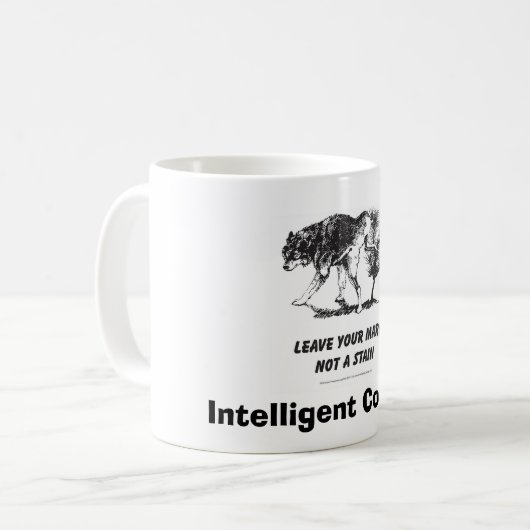 Intelligente Mut-Tasse Kaffeetasse (Vorderseite Links)