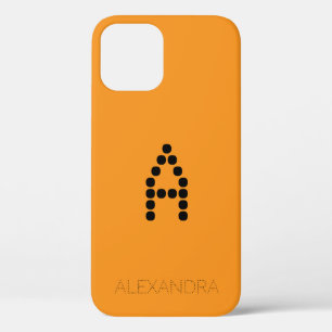 Intelligente Name und Monogramm-Schriftart für Ora Case-Mate iPhone Hülle
