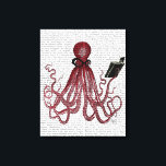 Intelligente Oktopus Leinwanddruck<br><div class="desc">Küste und tropisch</div>