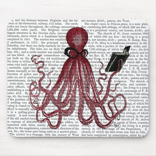 Intelligente Oktopus Mousepad (Vorne)
