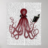 Intelligente Oktopus Poster (Vorne)