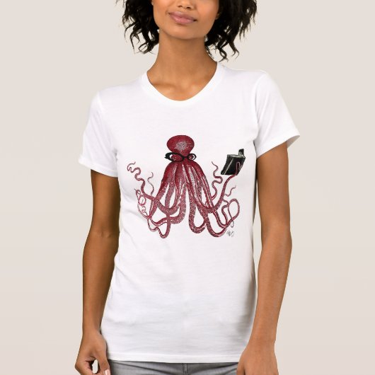 Intelligente Oktopus T-Shirt (Vorderseite)