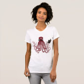 Intelligente Oktopus T-Shirt (Vorne ganz)