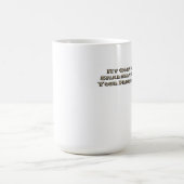 Intelligente politische Ziege Kaffeetasse (Mittel)