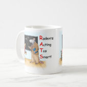 Intelligente Ratten-Tasse Kaffeetasse (Vorderseite Links)