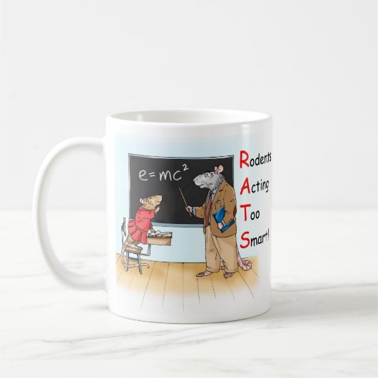 Intelligente Ratten-Tasse Kaffeetasse (Links)