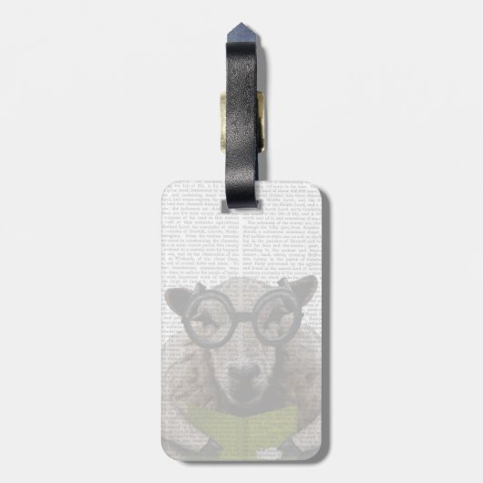 Intelligente Schafe Gepäckanhänger (Rückseite vertikal)