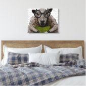 Intelligente Schafe Leinwanddruck (Insitu (Schlafzimmer))