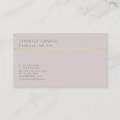 Intelligente schlichte kreative elegante visitenkarte (Vorderseite)