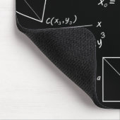Intelligente schwarze Mauspad (Ecke)