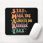 Intelligente Test Day Squad Funny Student Teacher Mousepad (Mit Mouse)