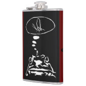 Intelligente Tiere im Internet "Hungry Frog Dreams Flachmann (Links)