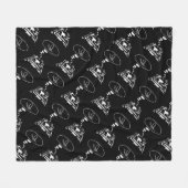 Intelligente Tiere im Internet "Hungry Frog Dreams Fleecedecke (Vorderseite (Horizontal))