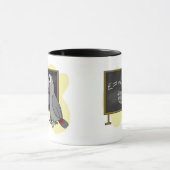 Intelligente Timneh afrikanisches Grau-Tasse Tasse (Zentrum)