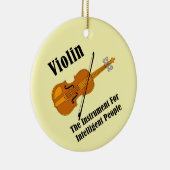 Intelligente Violine Keramik Ornament (Rechts)