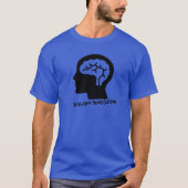 Intelligente Wesen - menschliches Gehirn T-Shirt (Vorderseite)