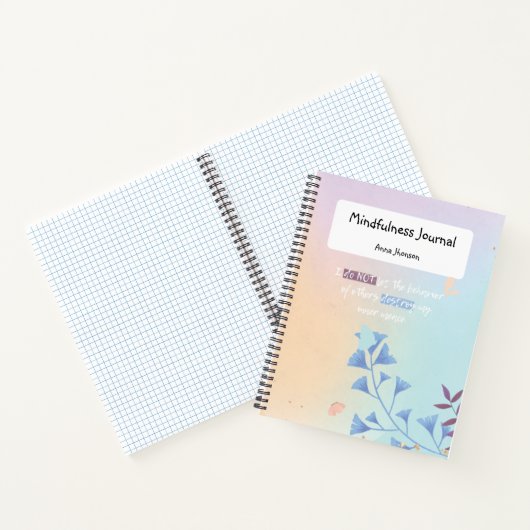 Intelligente Zeitschrift Inspiration Zitat Notizblock (Innenseite)