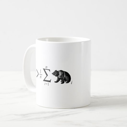 Intelligenter als der durchschnittliche Bär Kaffeetasse (Vorderseite Links)