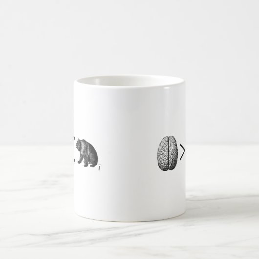 Intelligenter als der durchschnittliche Bär Kaffeetasse (Mittel)
