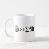 Intelligenter als der durchschnittliche Bär Kaffeetasse (Links)