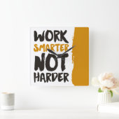 Intelligenter arbeiten quadratische wanduhr (Zuhause)