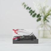 Intelligenter Arzt mit digitalem Smartphone Stetho Visitenkarte (Stehend Vorderseite)