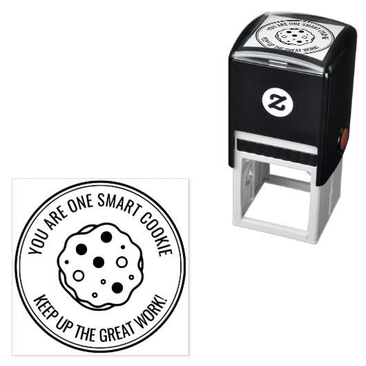 Intelligenter Cookie-Lehrer-Motivationsstempel Permastempel (Beispiel)