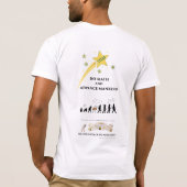 Intelligenter Gang-Mathe-Höhlenbewohner STAMM T-Shirt (Rückseite)