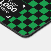 Intelligenter grüner Karo - Berufliches Unternehme Schreibtischunterlage (Ecke)