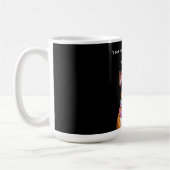 Intelligenter Hund mit Brille – Lustiger Nerd-Welp Kaffeetasse (Links)