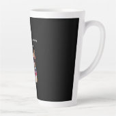 Intelligenter Hund mit Brille – Lustiger Nerd-Welp Milchtasse (Rechts)