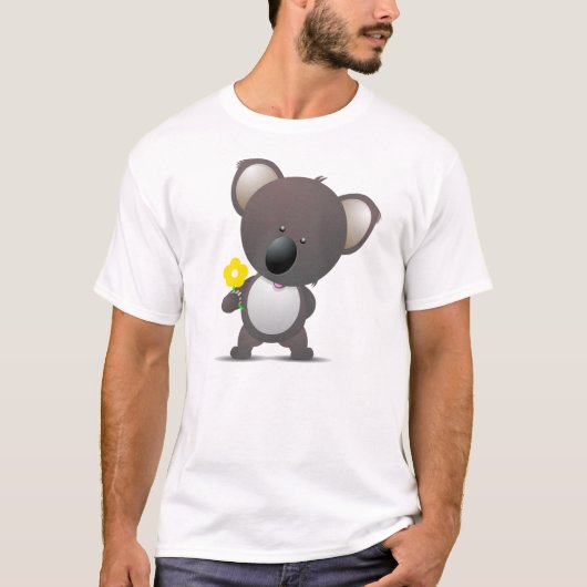 Intelligenter Koala T-Shirt (Vorderseite)
