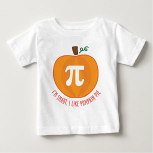 Intelligenter Kürbiskuchen Baby T-shirt