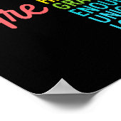Intelligenter Tapferer Starker Freundlicher Lehrer Poster (Ecke)