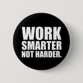 Intelligenter und Motivierend arbeiten Button (Vorderseite)