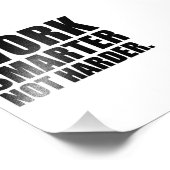 Intelligenter und Motivierend arbeiten Fotodruck (Ecke)