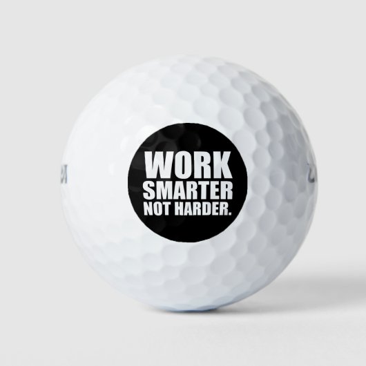 Intelligenter und Motivierend arbeiten Golfball (Vorderseite)