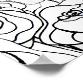 Intelligenter Wolf Poster (Ecke)