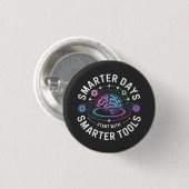 Intelligentere künstliche Intelligenz Button (Vorne & Hinten)