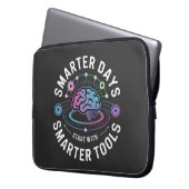Intelligentere künstliche Intelligenz Laptopschutzhülle (Vorderseite Links)