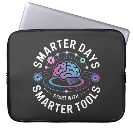 Intelligentere künstliche Intelligenz Laptopschutzhülle (Vorderseite)