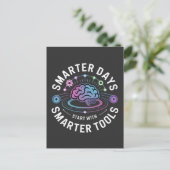 Intelligentere künstliche Intelligenz Postkarte (Stehend Vorderseite)
